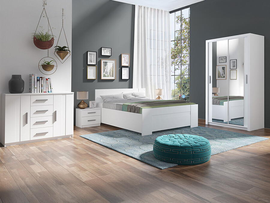 Set dormitor Catromi 112 (Alb)