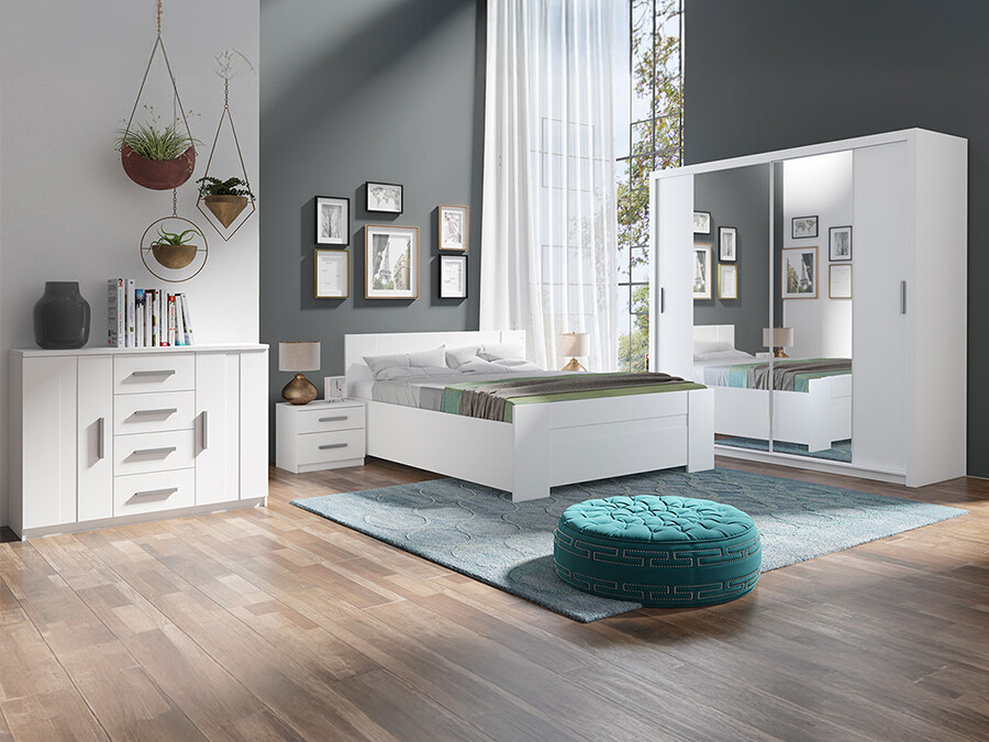 Set dormitor Catromi 115 (Alb)