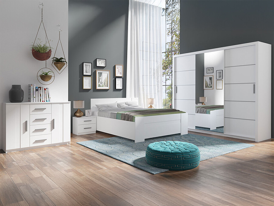 Set dormitor Catromi 116 (Alb)