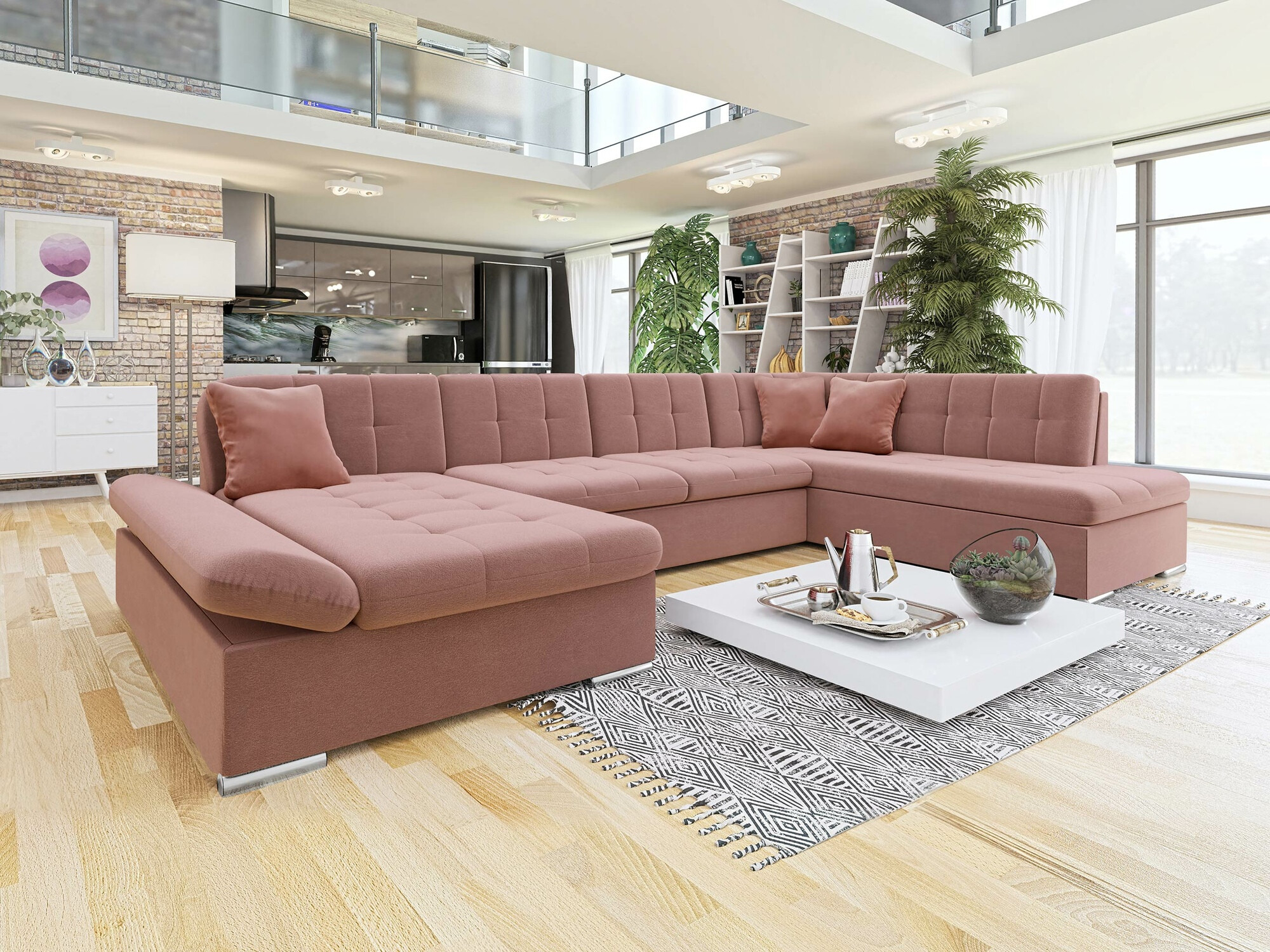 Colțar Comfivo Tilia II (Venus Velvet 2918 + Magic Velet 2258)