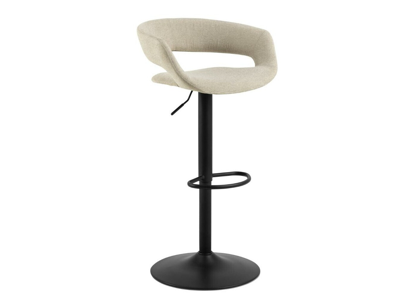 Scaun de bar Norsica 280 (Maro deschis + Negru)