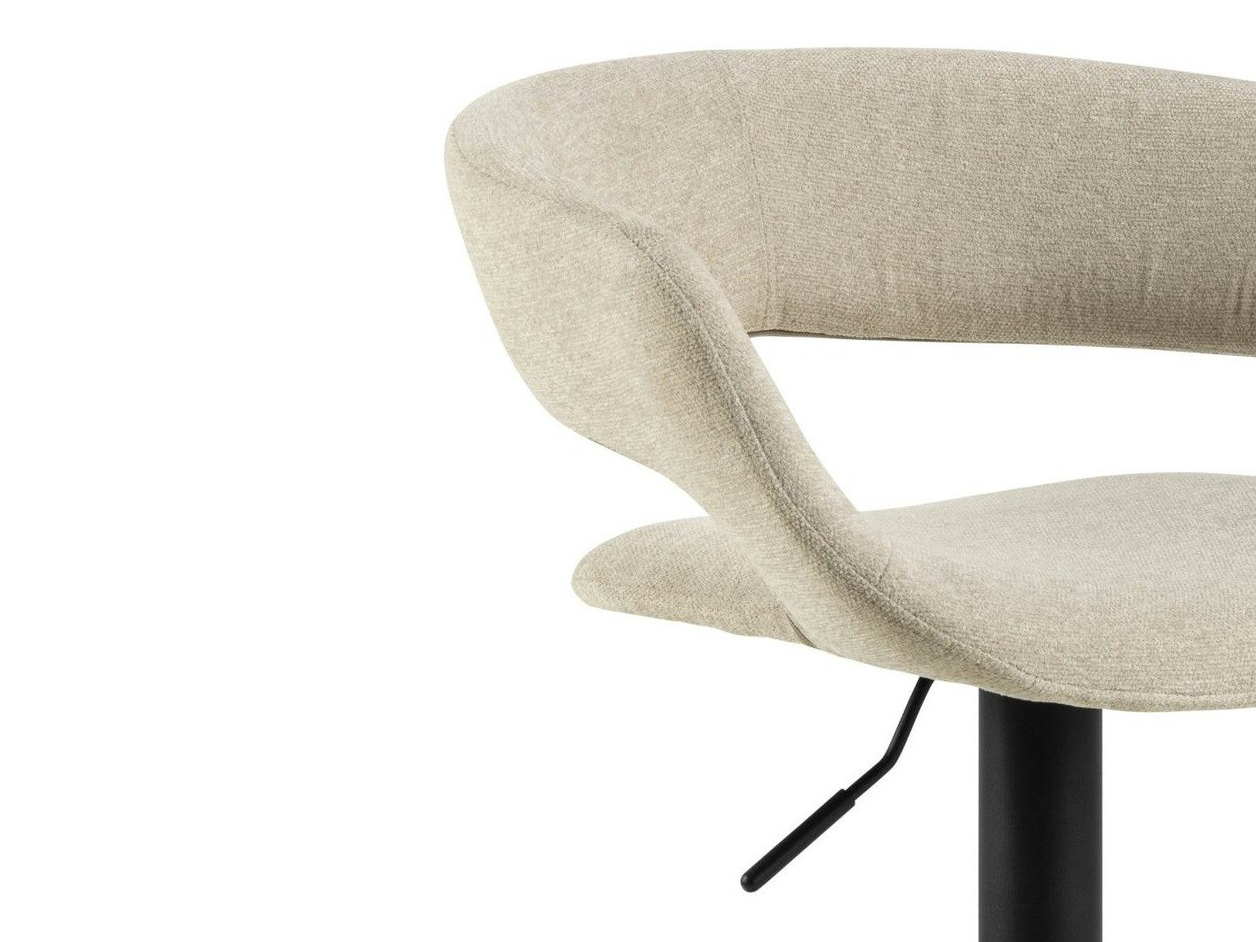Scaun de bar Norsica 280 (Maro deschis + Negru)