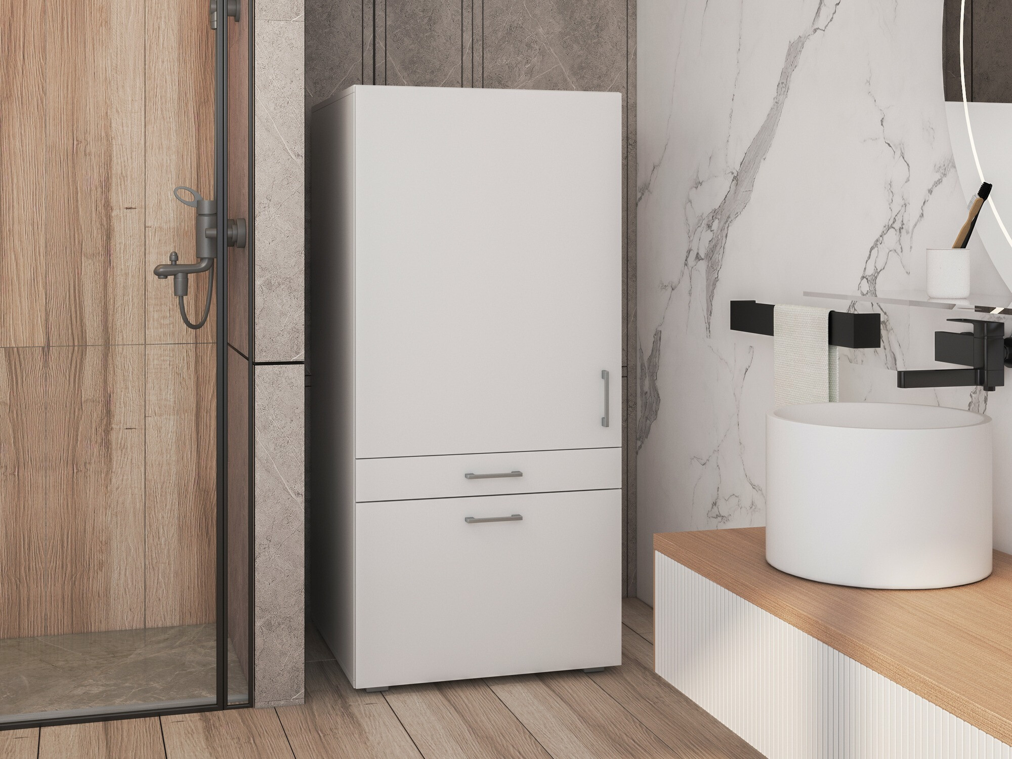 Cabinet de baie neancorat Novdele 101