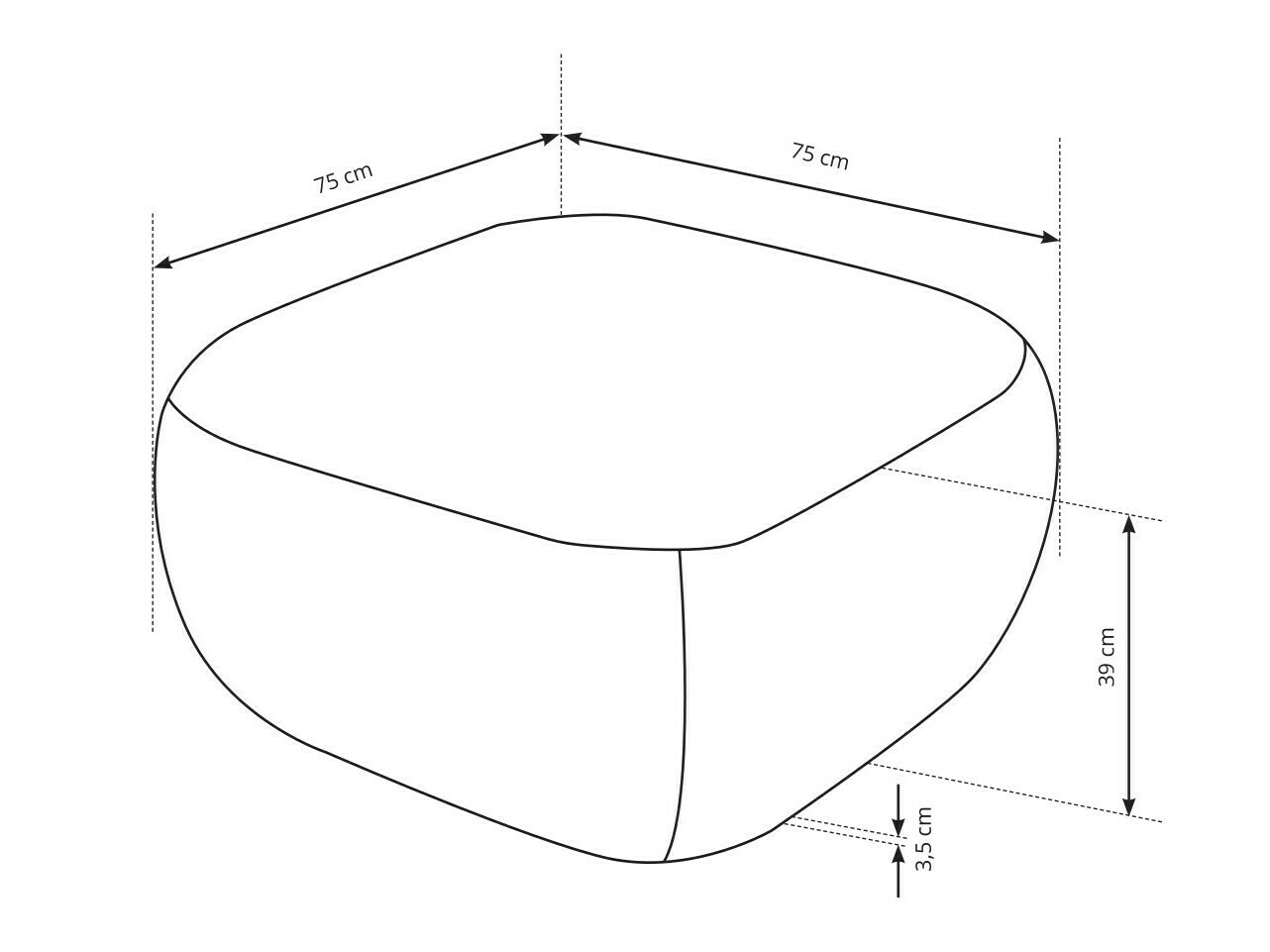 Taburet tapițat Kingston 141 (Abriamo 07)
