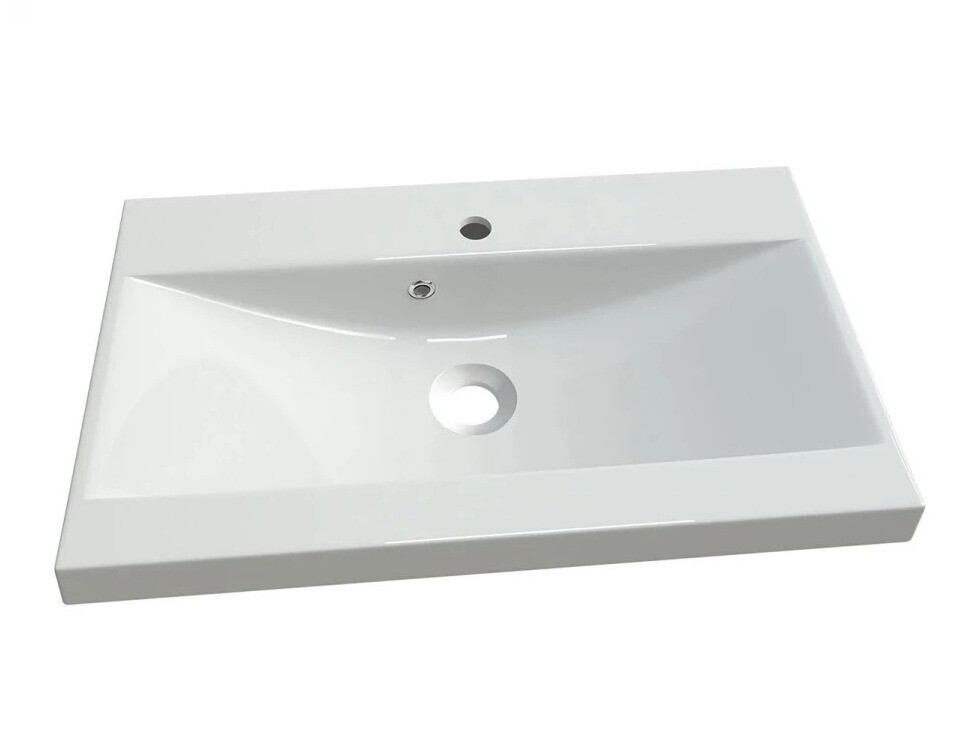 Cabinet atârnat pentru baie Velum (Stejar artizan + Negru)
