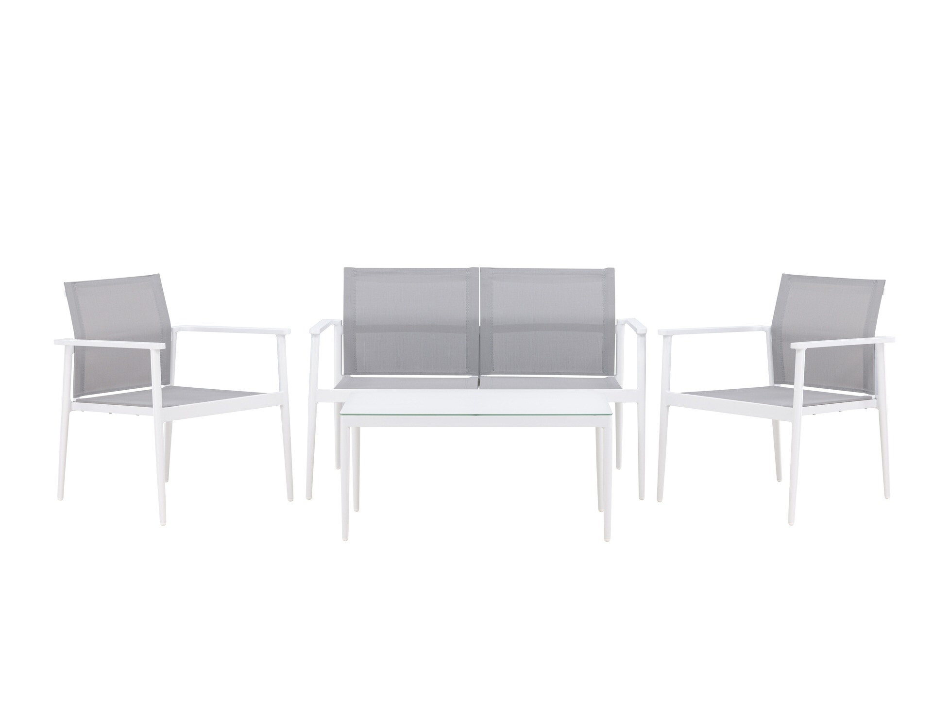 Set mobilier de exterior Dallas 4632 (Alb + Gri)