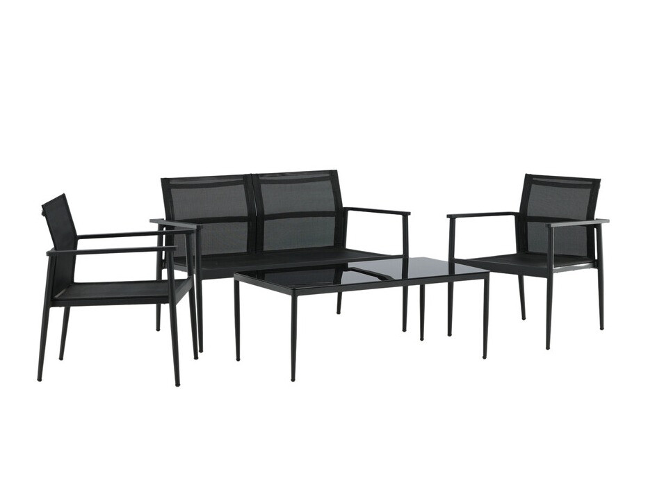 Set mobilier de exterior Dallas 4632 (Negru)