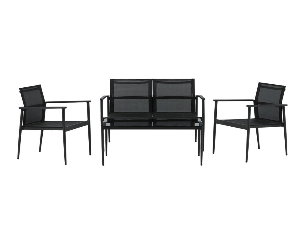 Set mobilier de exterior Dallas 4632 (Negru)