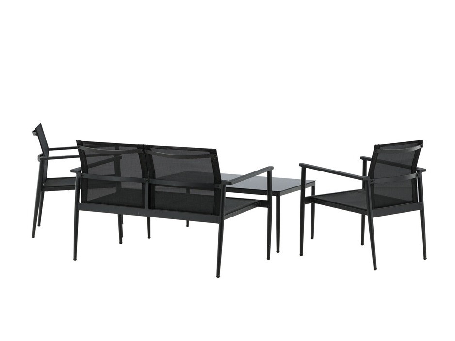 Set mobilier de exterior Dallas 4632 (Negru)