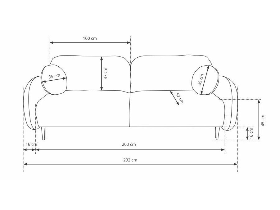Canapea extensibilă Kingston 143 (Castel 80)