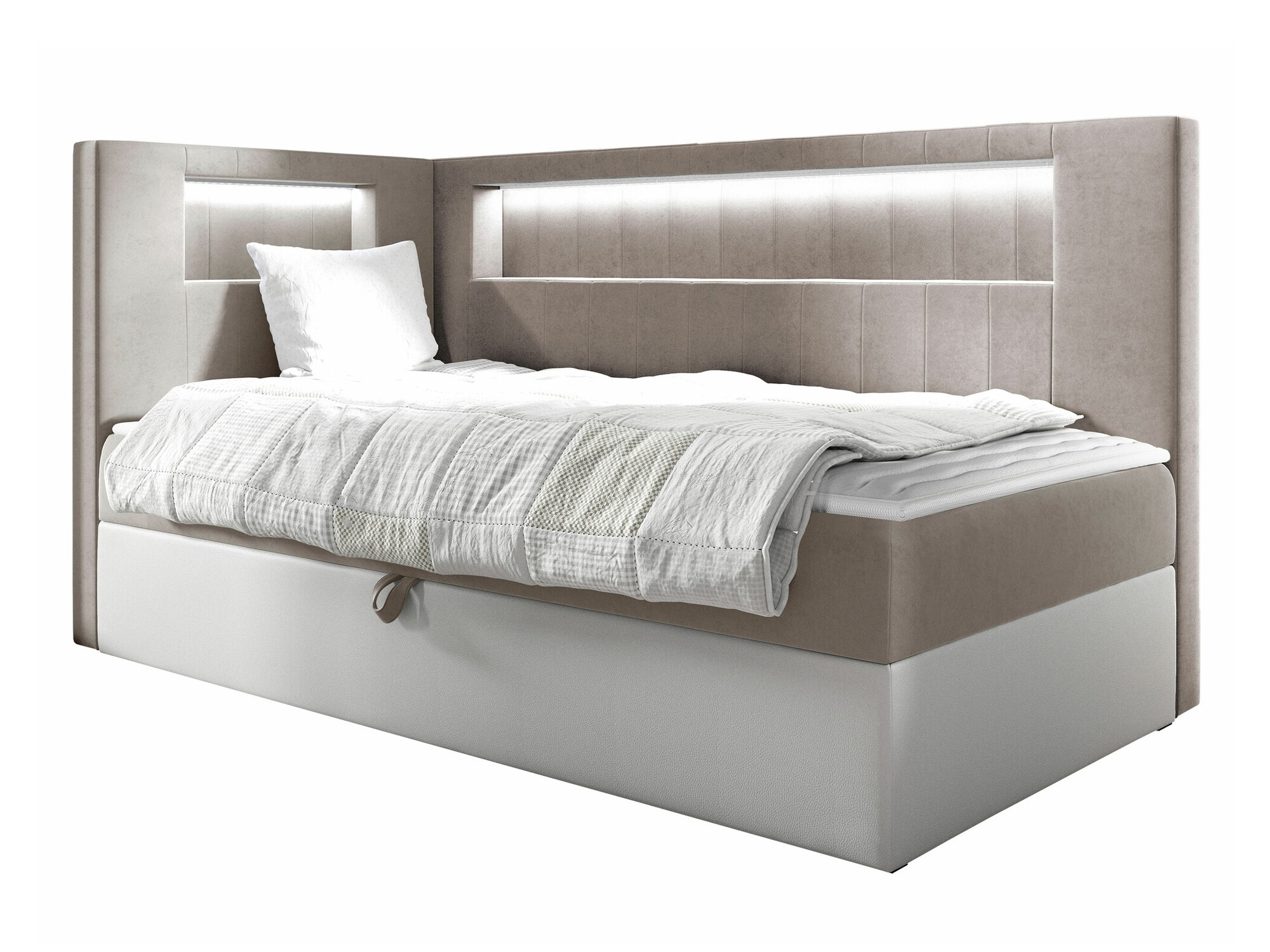 Pat boxspring Lucus VIII (Soft 017 + Fresh 1)