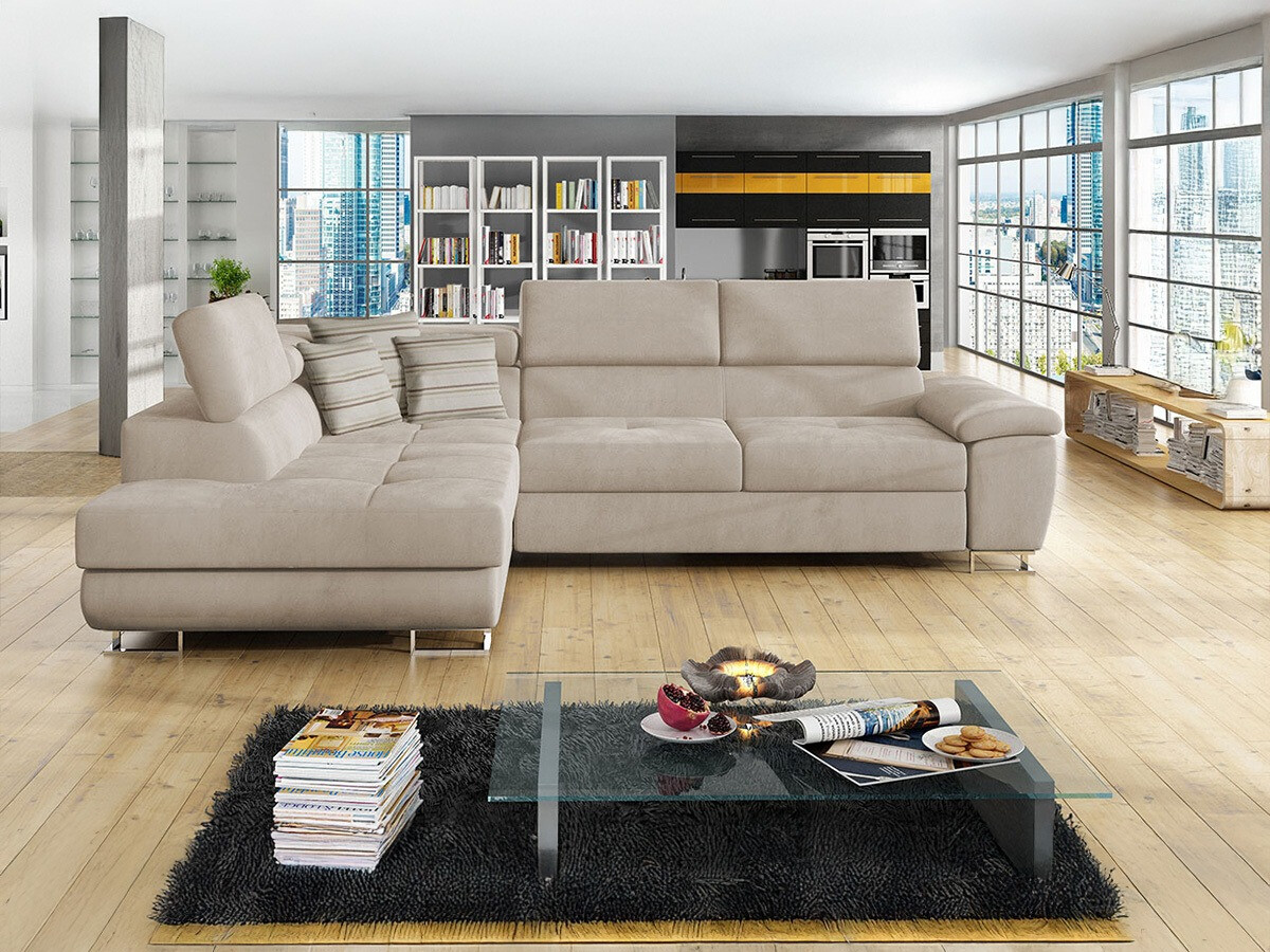 Colțar Comfivo Ruta II (Uttario Velvet 2979 + Senegal 825)