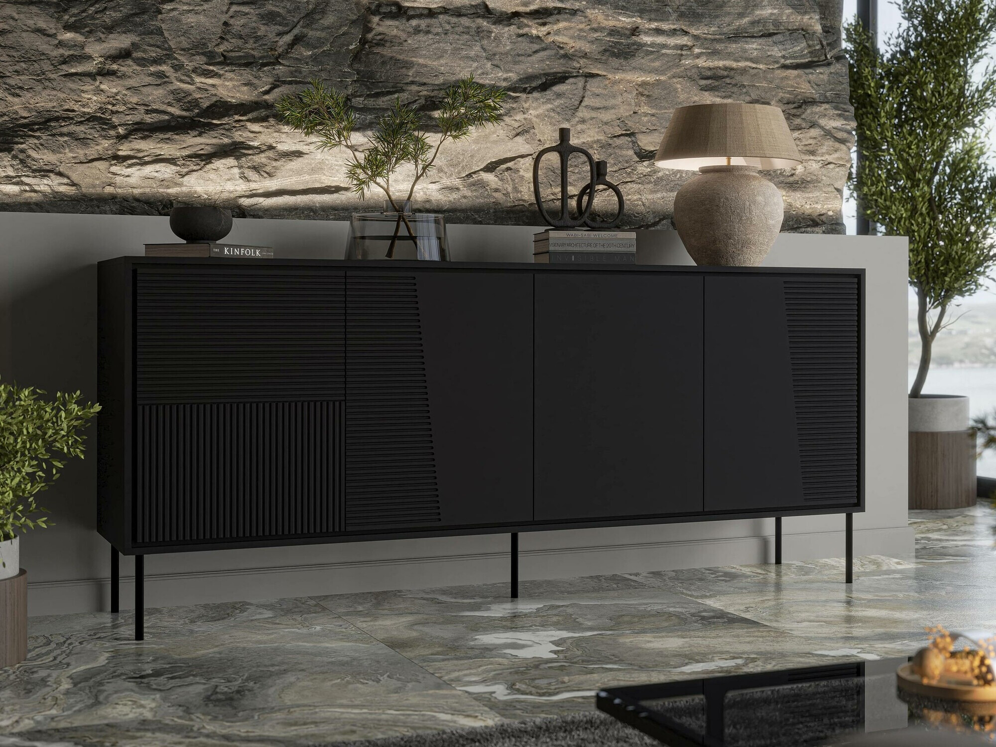 Bufet Charlotte 208 (Negru)