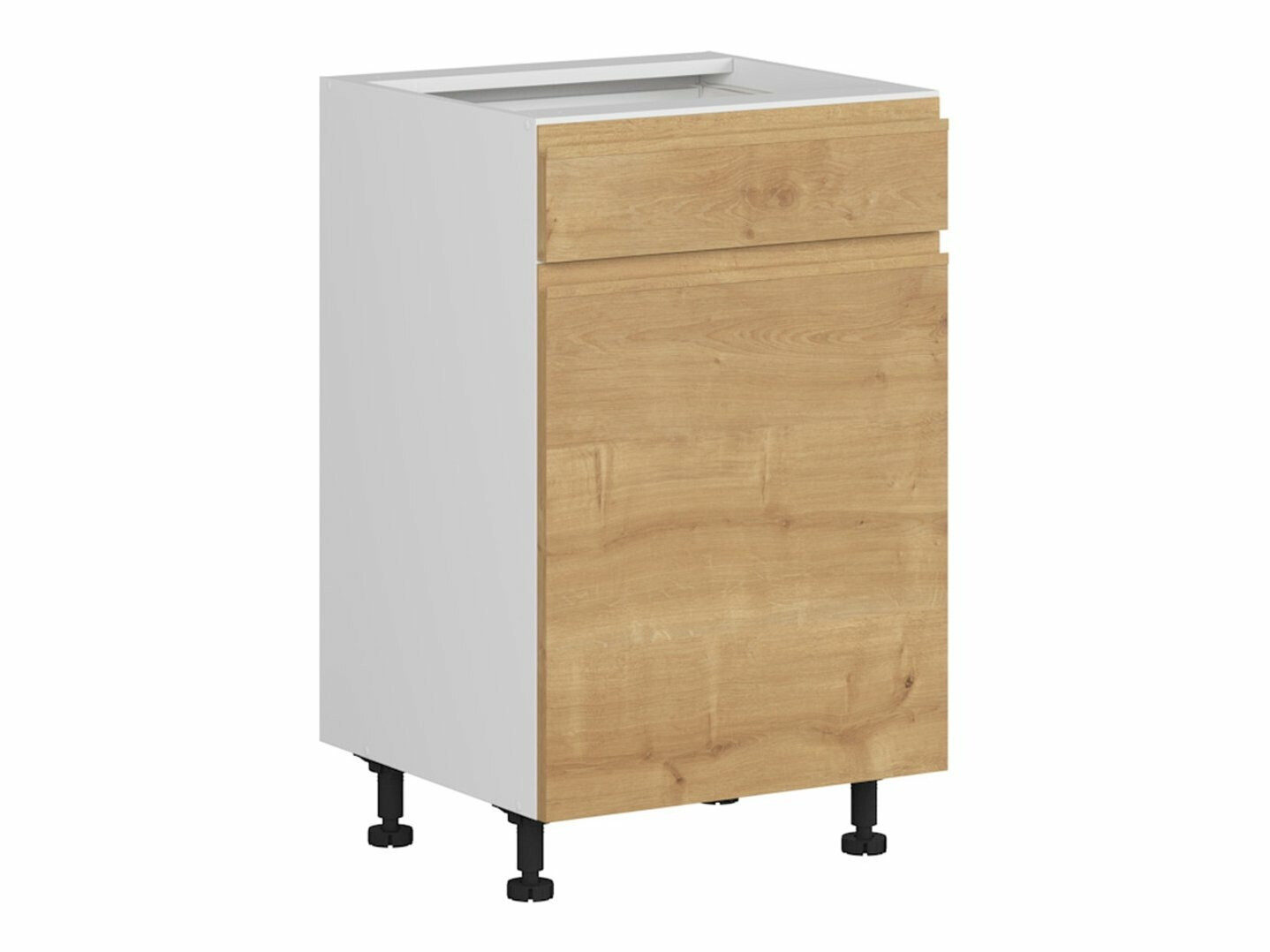 Dulap modular cu sertar și uși Soli Oak 104