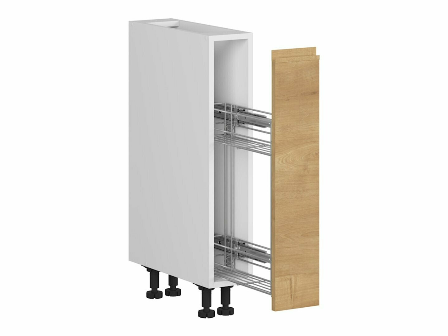 Dulap modular cu coș extensibil Soli Oak 120