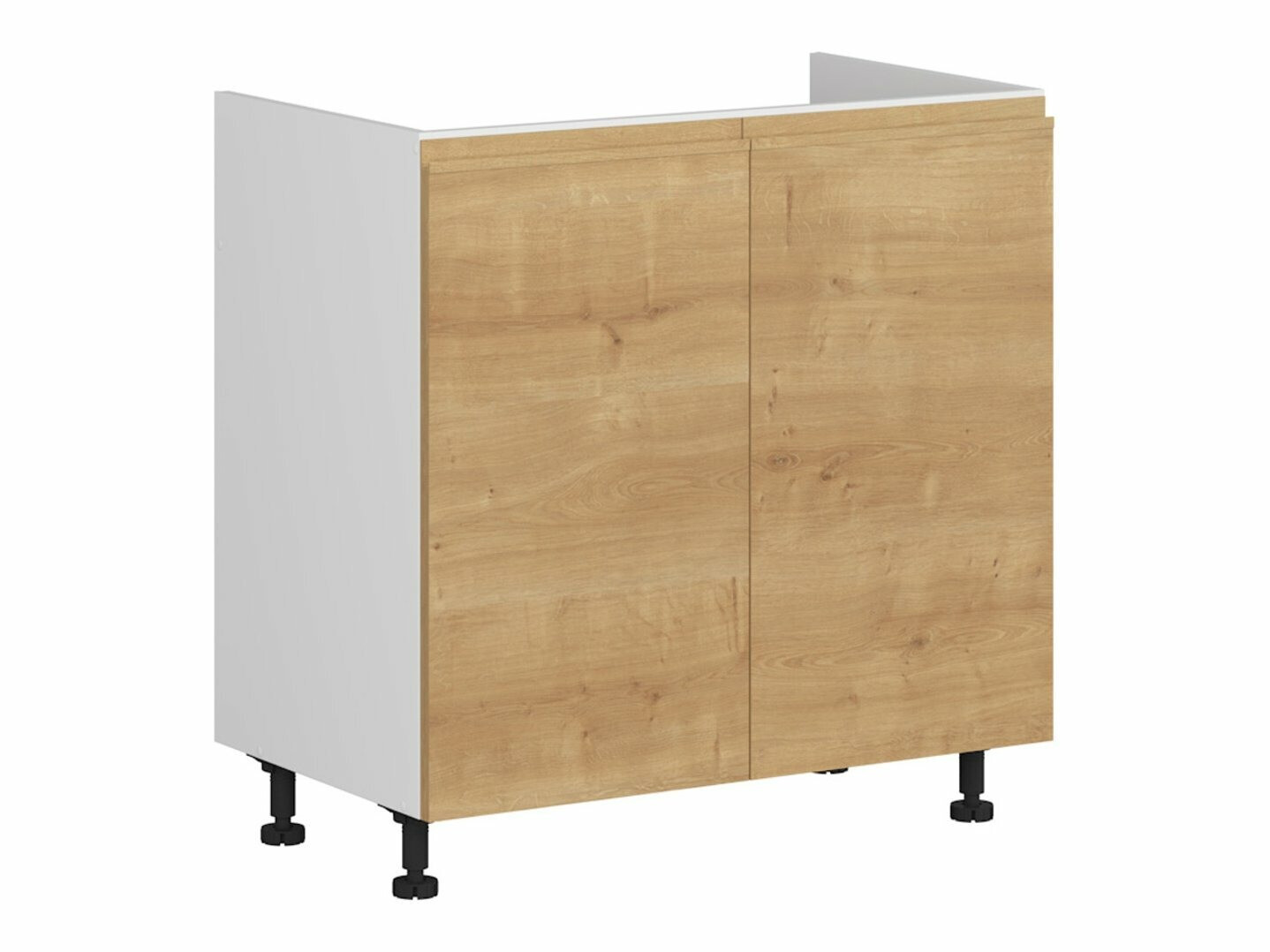 Dulap modular cu uși pentru chiuvetă Soli Oak 124