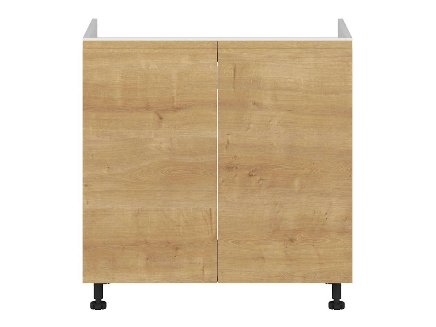 Dulap modular cu uși pentru chiuvetă Soli Oak 124