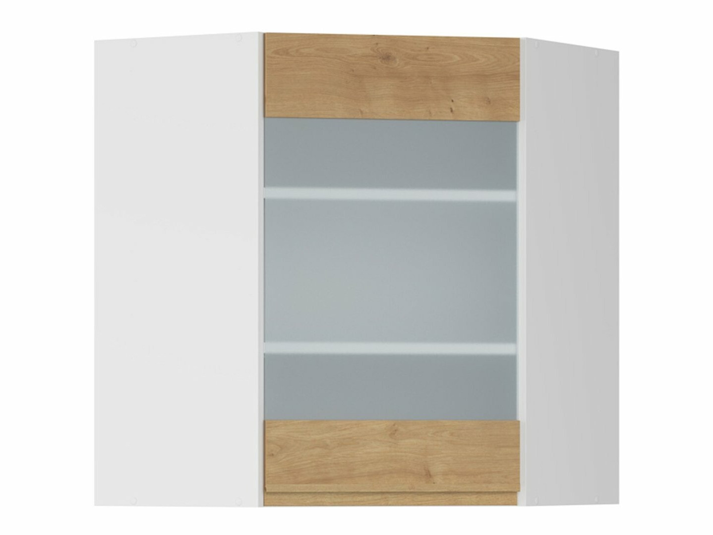 Dulap modular de colț pentru perete Soli Oak 153