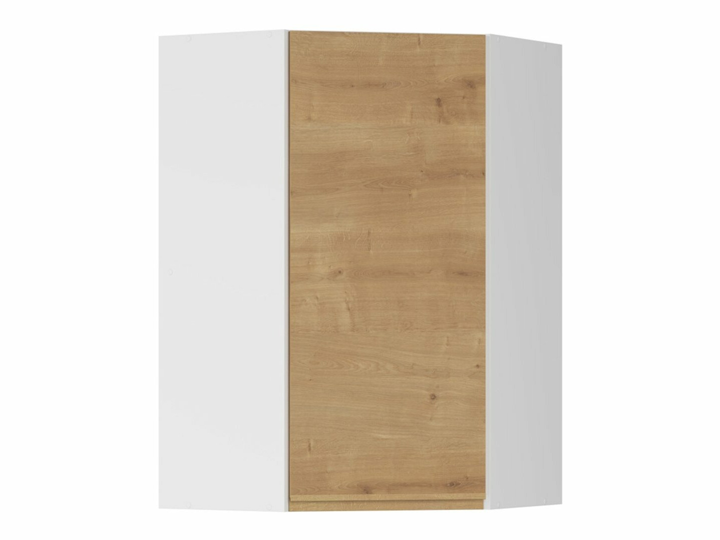 Dulap modular de colț pentru perete Soli Oak 154