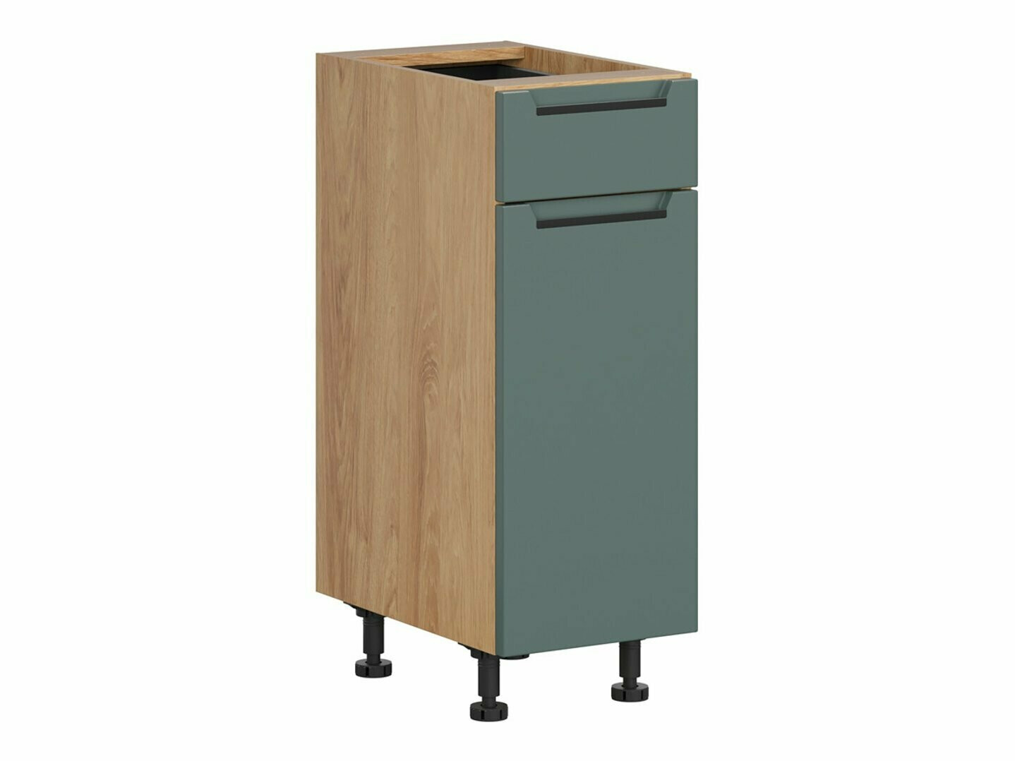 Dulap modular cu sertar și uși Riso Green 102