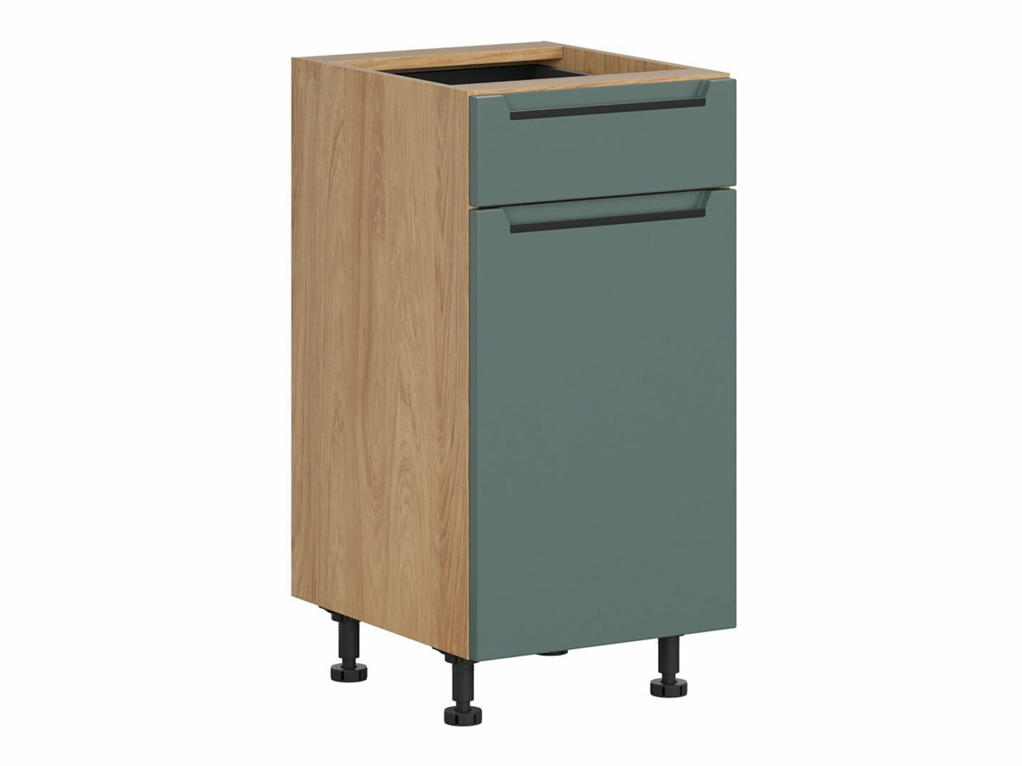 Dulap modular cu sertar și uși Riso Green 103