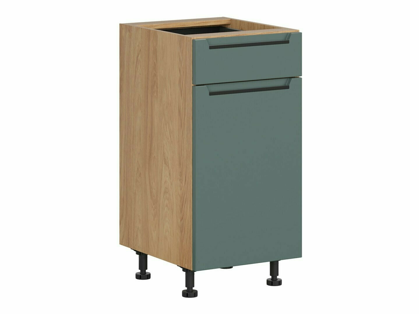 Dulap modular cu sertar și uși Riso Green 103