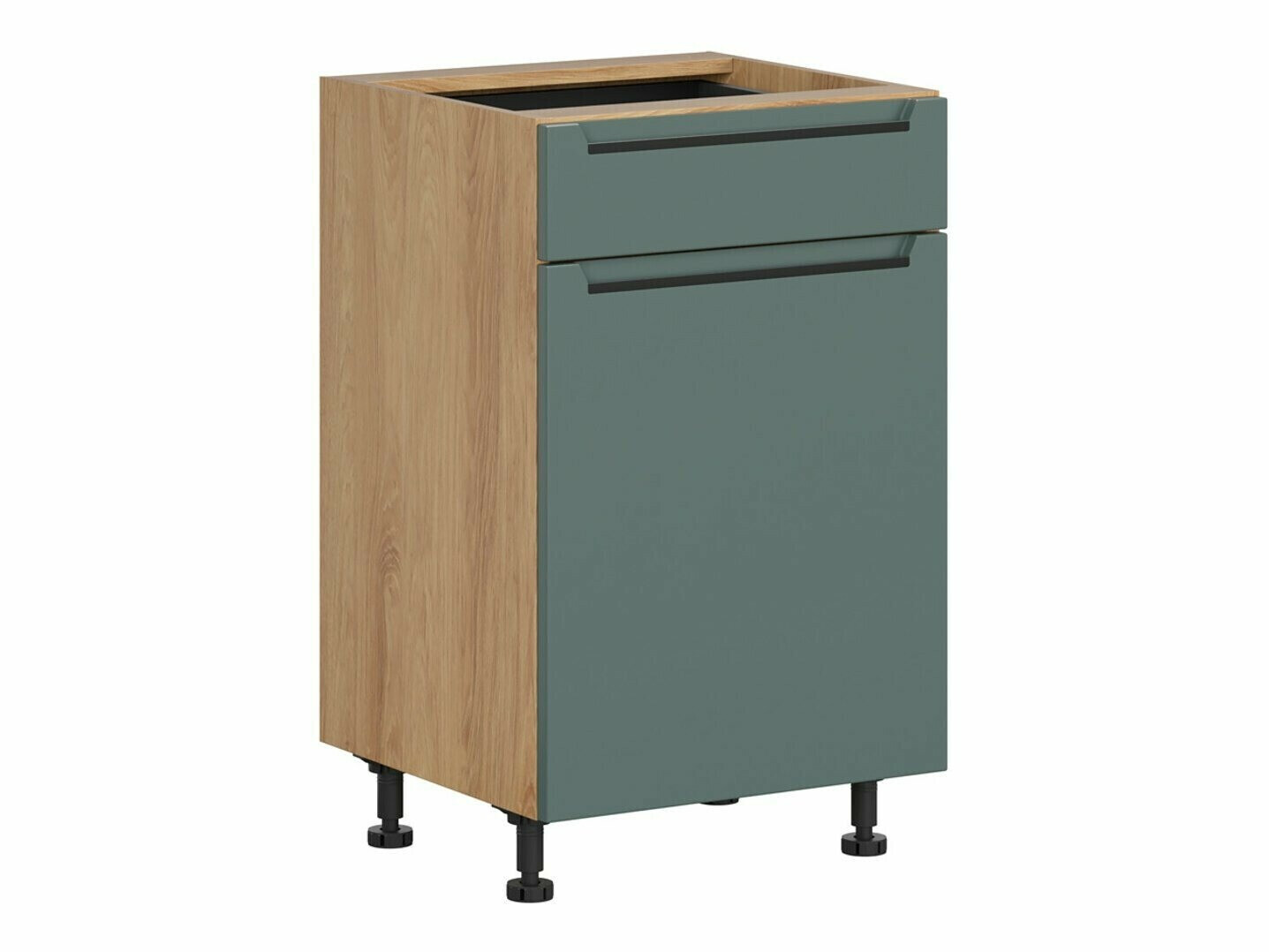 Dulap modular cu sertar și uși Riso Green 104
