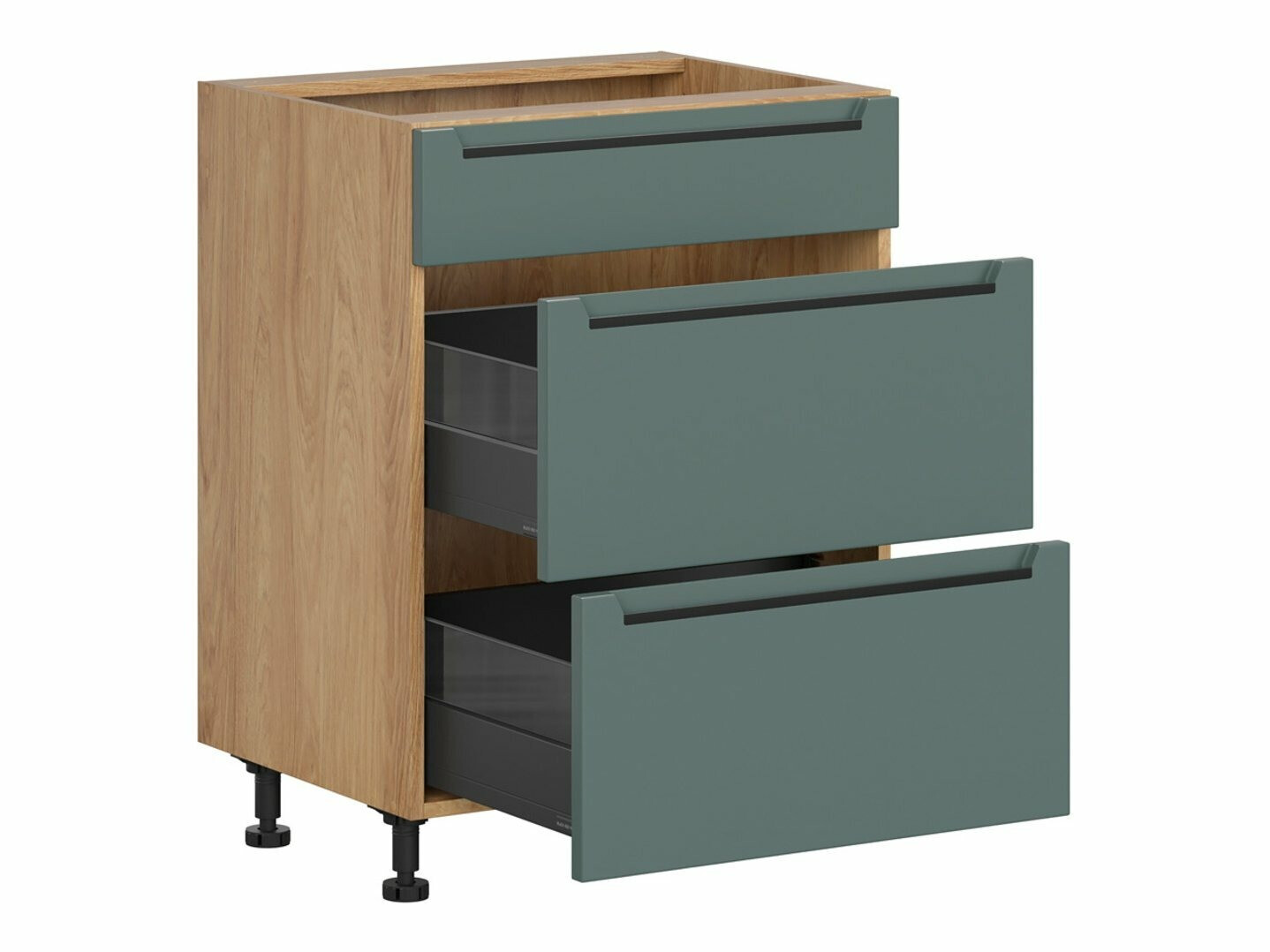 Dulap modular cu sertare Riso Green 107