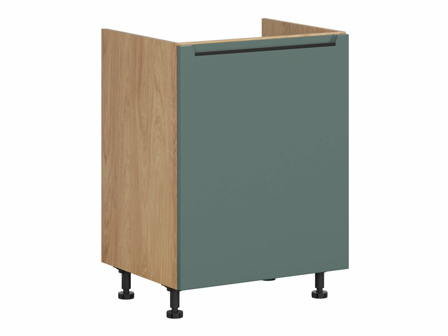 Dulap modular cu uși pentru chiuvetă Riso Green 124