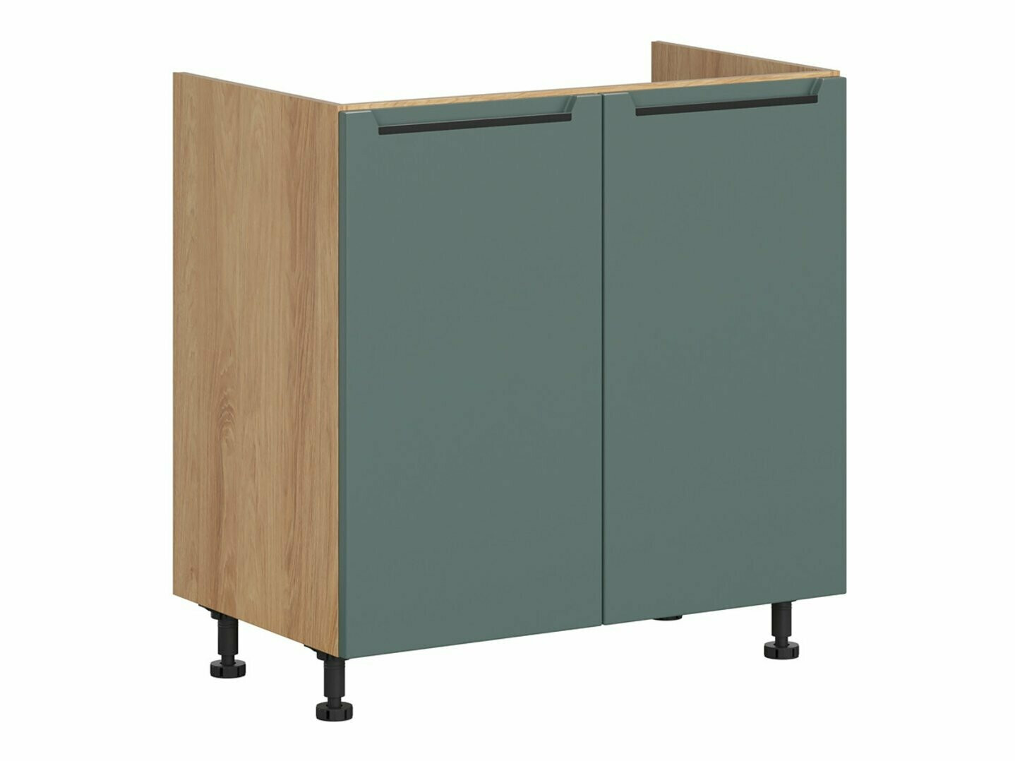 Dulap modular cu uși pentru chiuvetă Riso Green 125