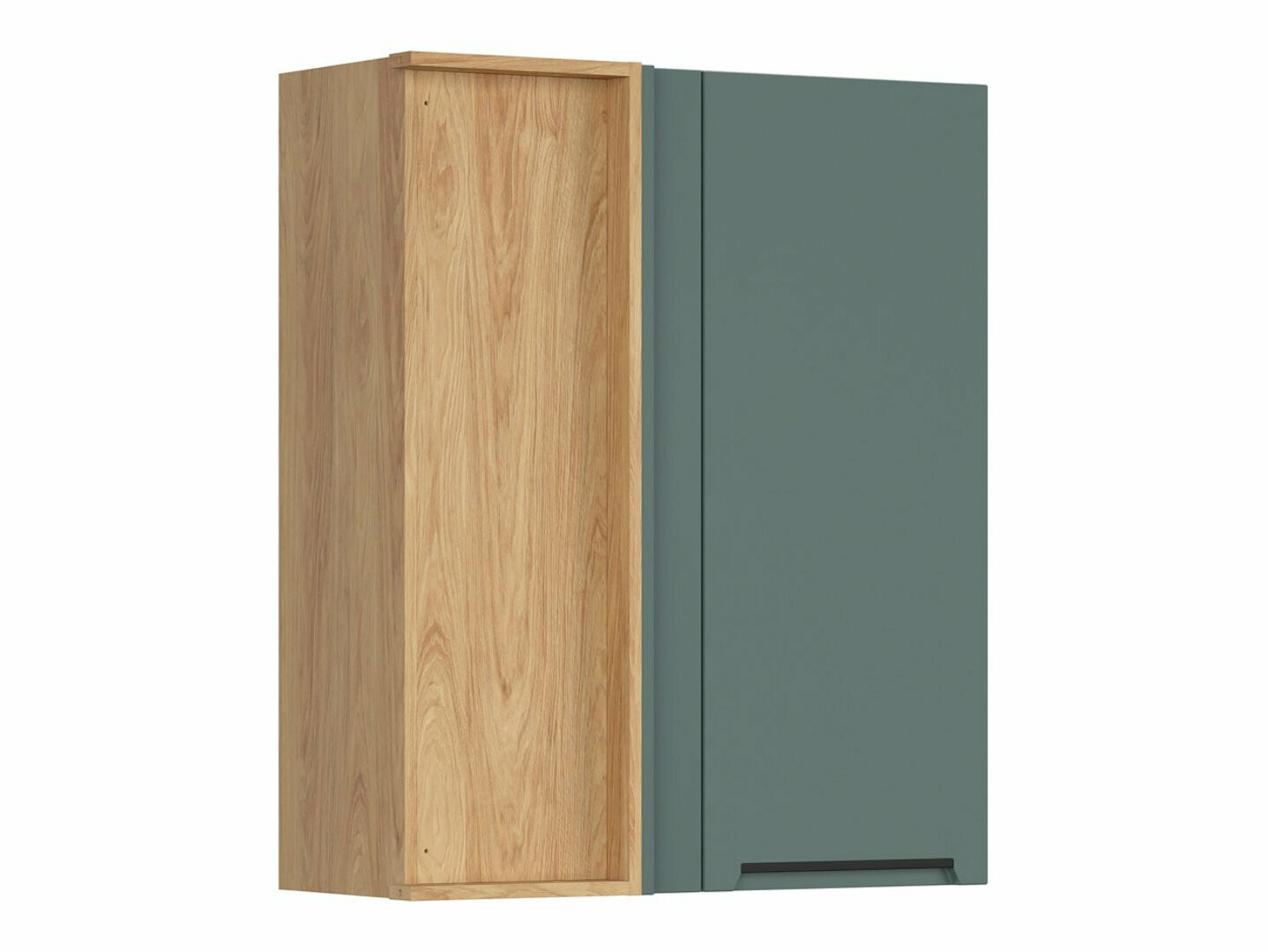Dulap modular de colț pentru perete Riso Green 156