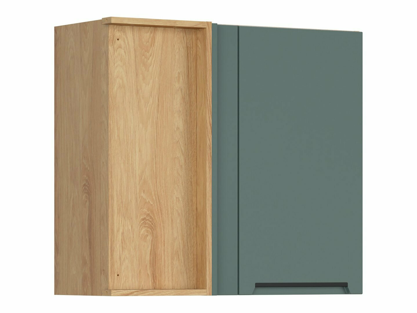 Dulap modular de colț pentru perete Riso Green 157