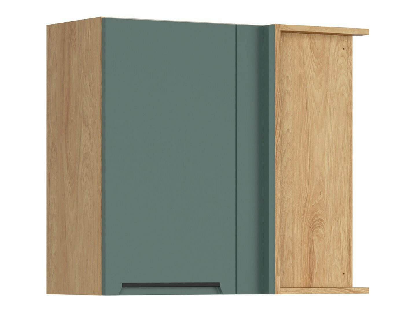Dulap modular de colț pentru perete Riso Green 157