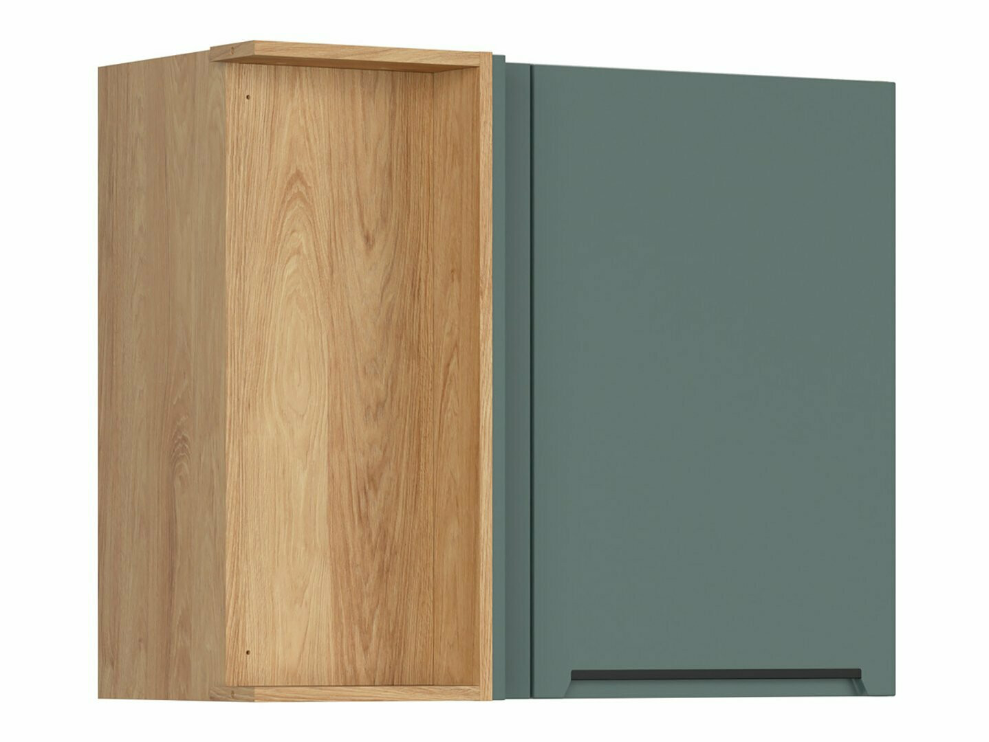 Dulap modular de colț pentru perete Riso Green 158