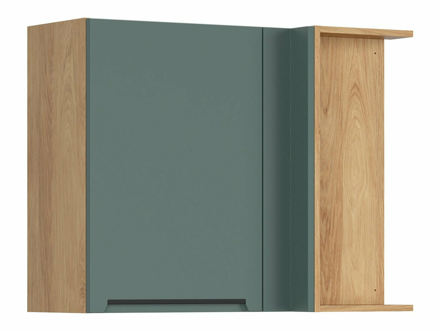 Dulap modular de colț pentru perete Riso Green 158