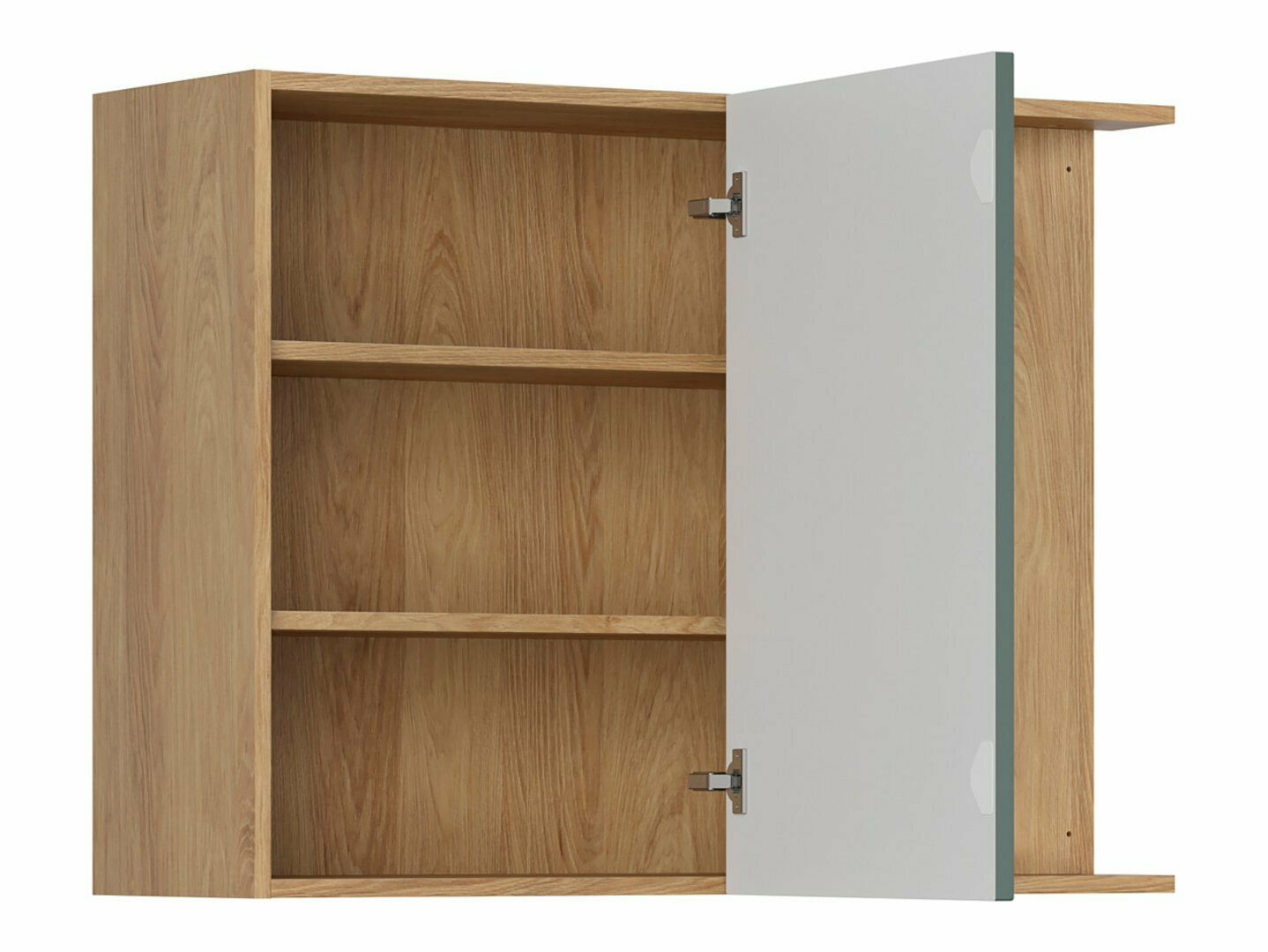 Dulap modular de colț pentru perete Riso Green 158
