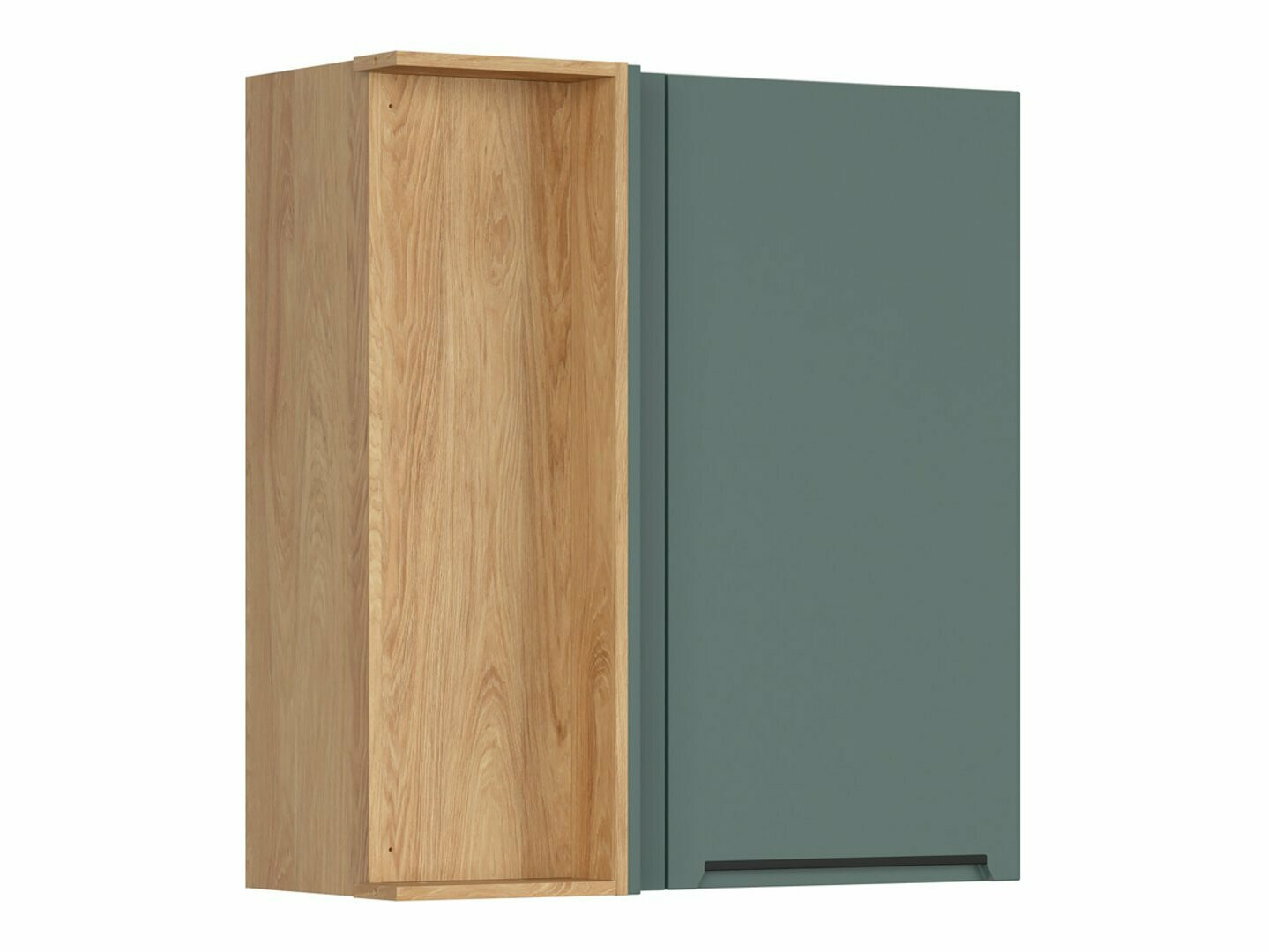 Dulap modular de colț pentru perete Riso Green 159