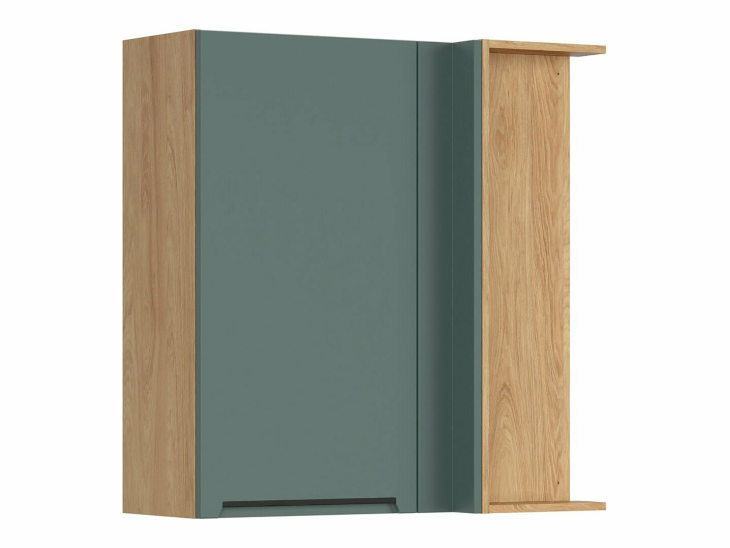 Dulap modular de colț pentru perete Riso Green 159