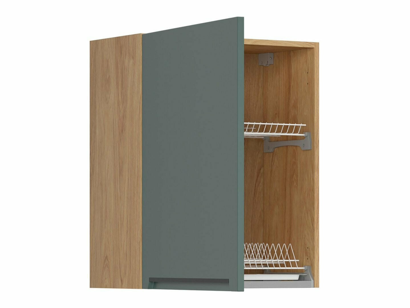 Dulap modular de perete cu suport pentru vase Riso Green 153