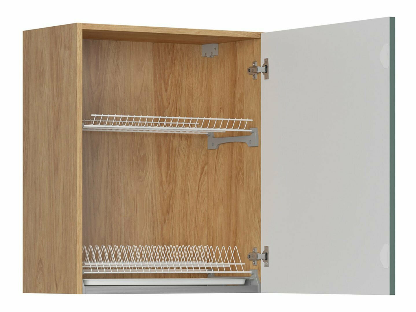 Dulap modular de perete cu suport pentru vase Riso Green 153