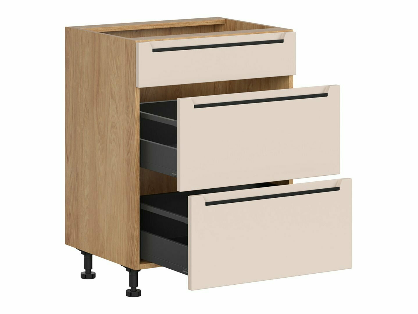 Dulap modular cu sertare Riso Beige 107