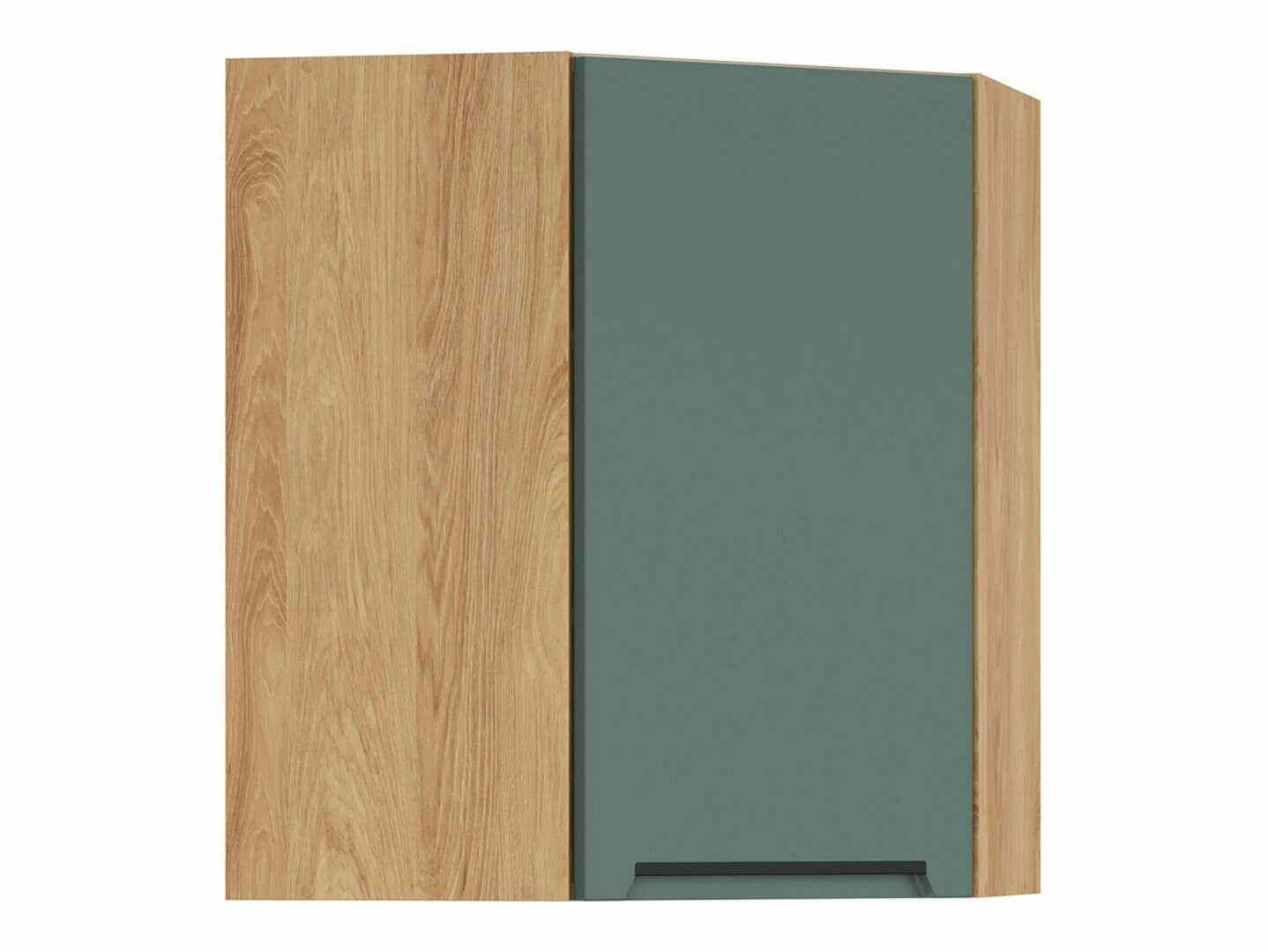 Dulap modular de colț pentru perete Riso Green 160