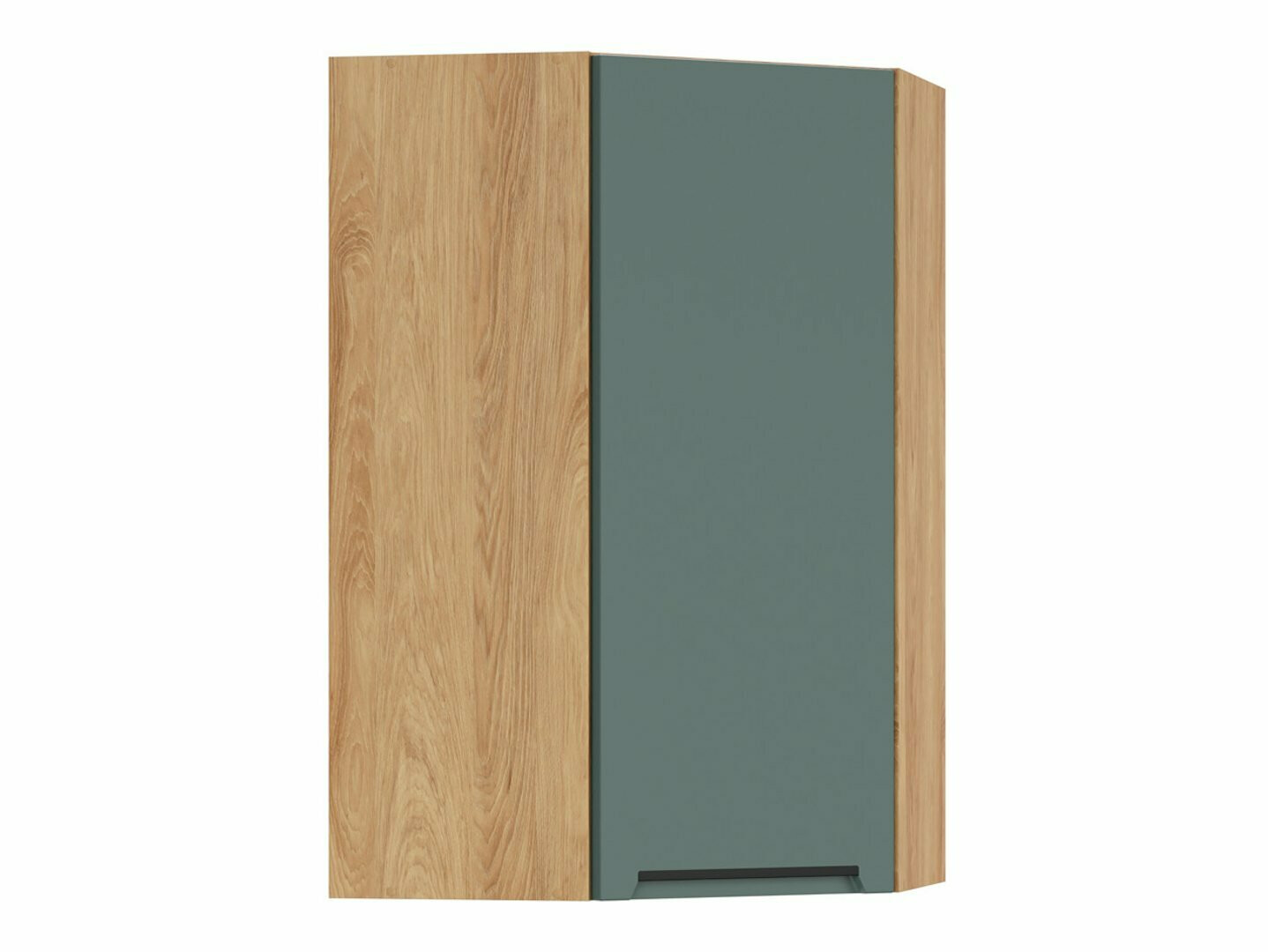 Dulap modular de colț pentru perete Riso Green 162