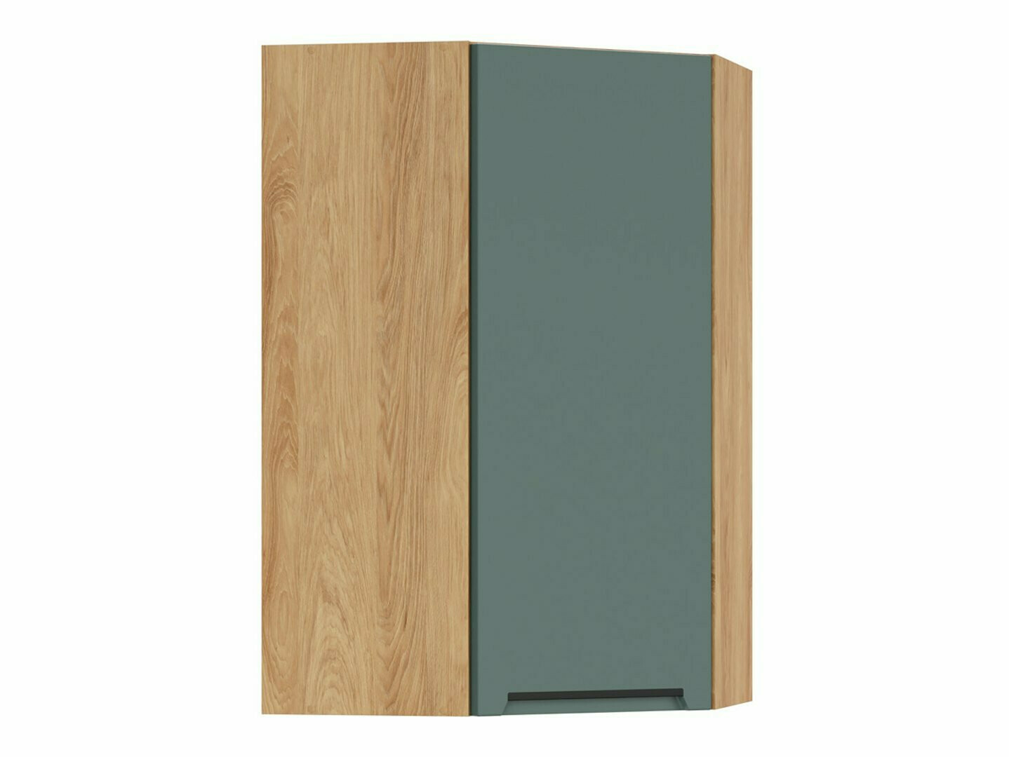 Dulap modular de colț pentru perete Riso Green 162