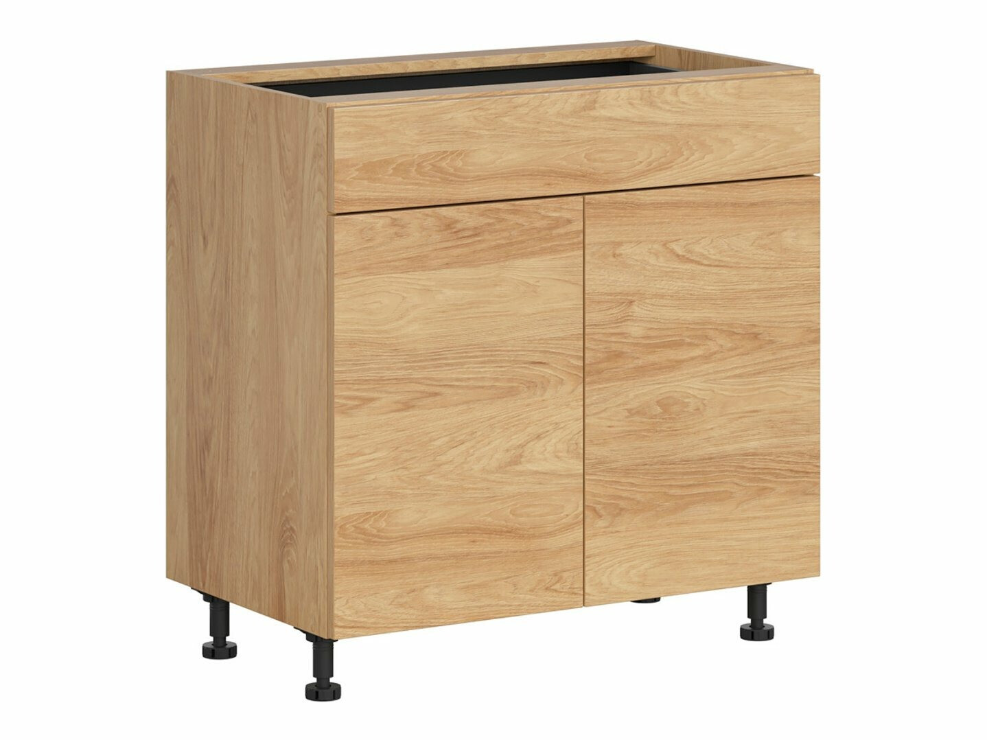 Dulap modular cu sertar și uși Amper Oak 106