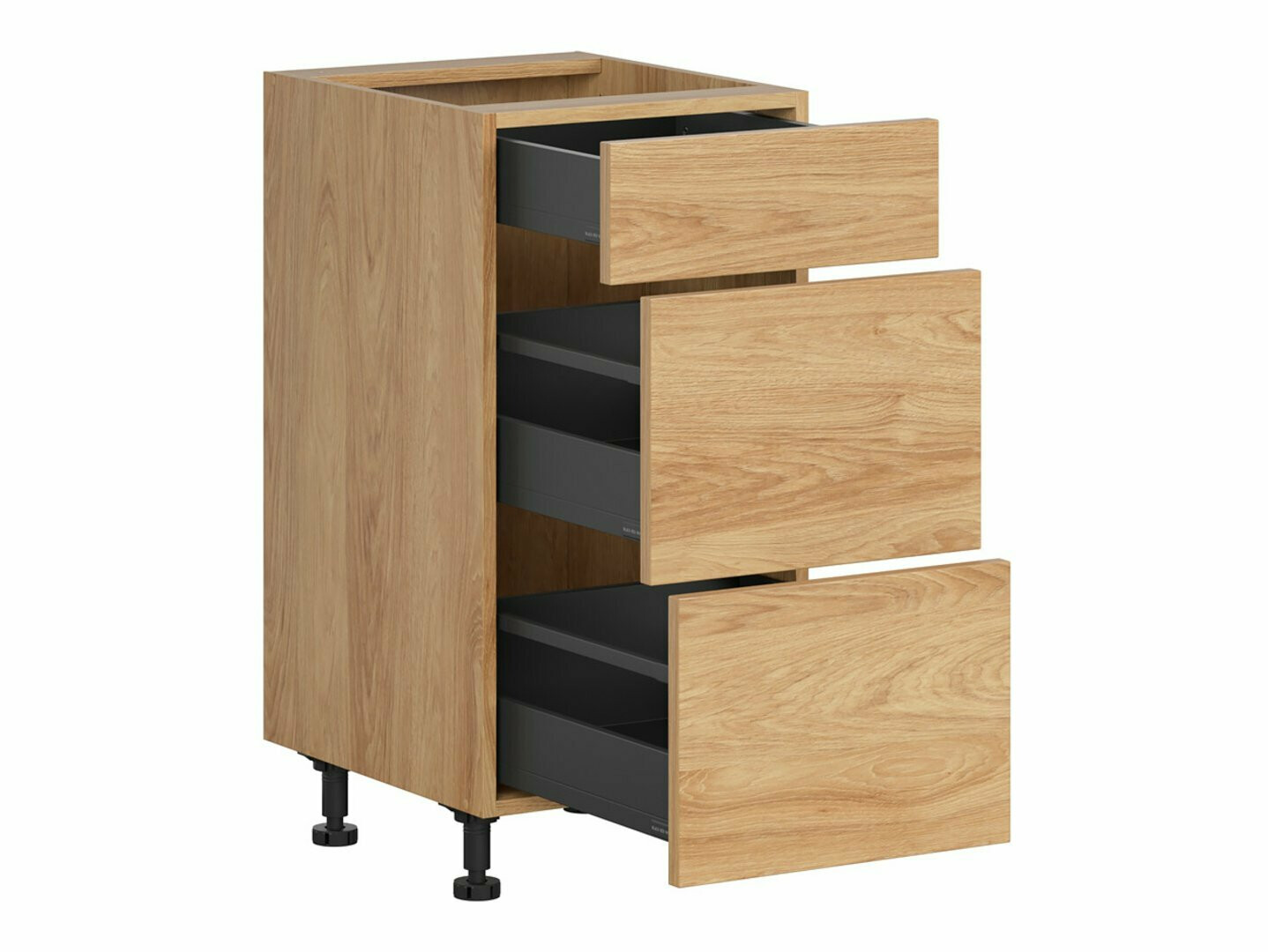 Dulap modular cu sertare Amper Oak 109