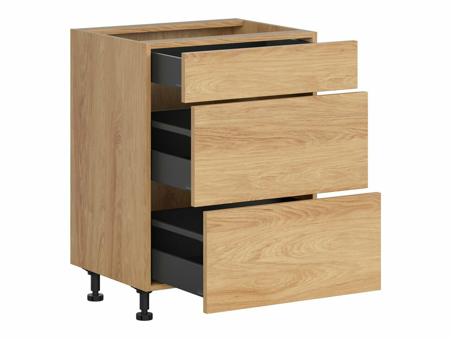 Dulap modular cu sertare Amper Oak 110