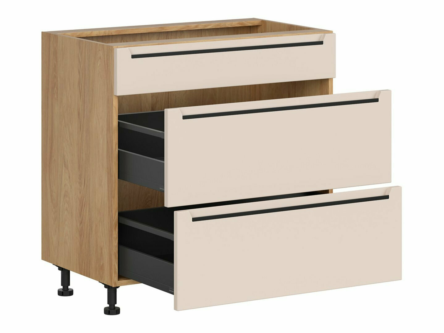 Dulap modular cu sertare Riso Beige 108