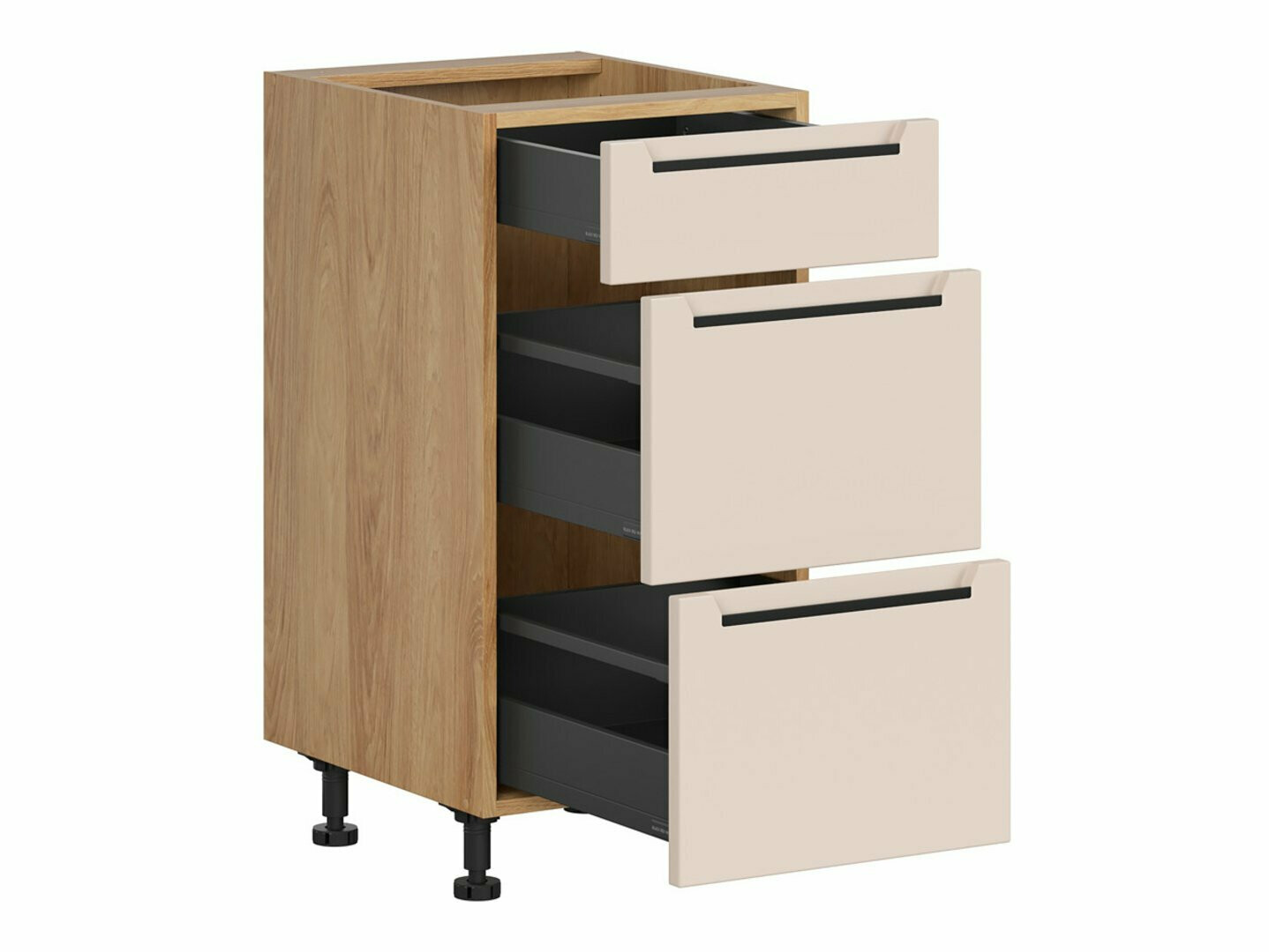 Dulap modular cu sertare Riso Beige 109