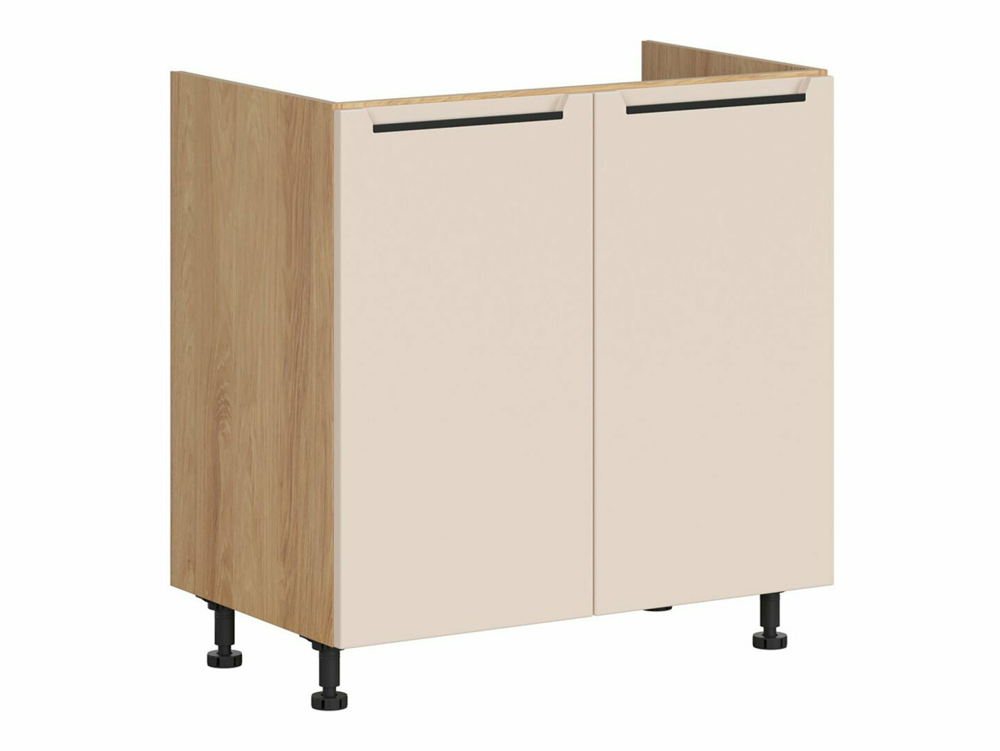 Dulap modular cu uși pentru chiuvetă Riso Beige 125